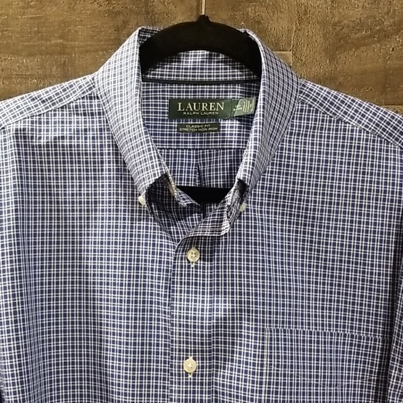 Ralph Lauren plaid button down, 16.5/34-35 - Picture 2 of 5